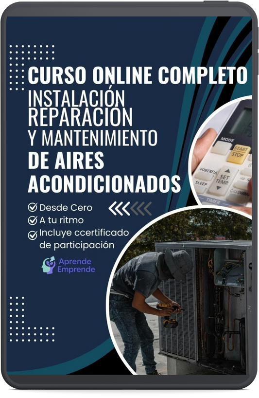 Curso Completo de Instalación, Reparación y Mantenimiento de Aires Acondicionados